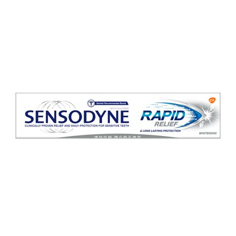 Sensodyne Rapid Relief Whitening Toothpaste 100g Mannings Online Store