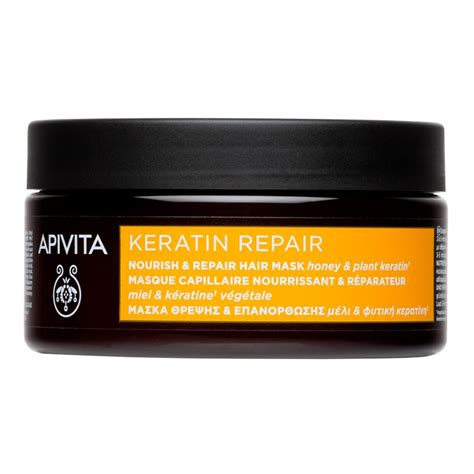 Apivita Keratin Repair Mascarilla Capilar Nutritiva Y Reparadora