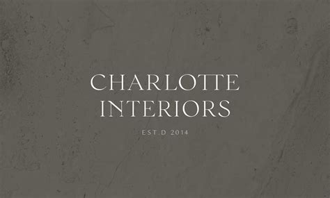 Brand Design: Charlotte Interiors | Sarah Ann Design