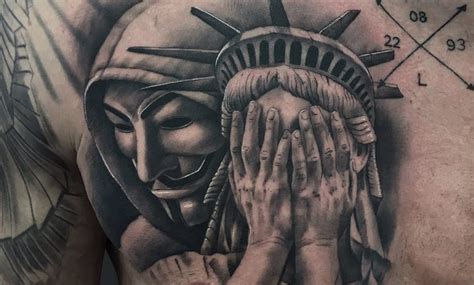 Tatuajes de la Estatua de la Libertad todo un símbolo americano