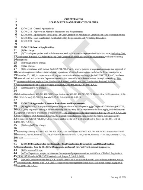 Disposal Of Coal Combustion Residuals From Electric Utilities Doc