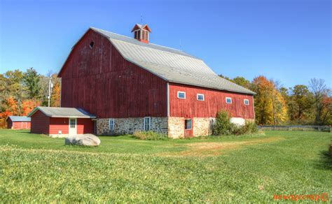 Wi Rapids Autumn Barn William Garrett Flickr