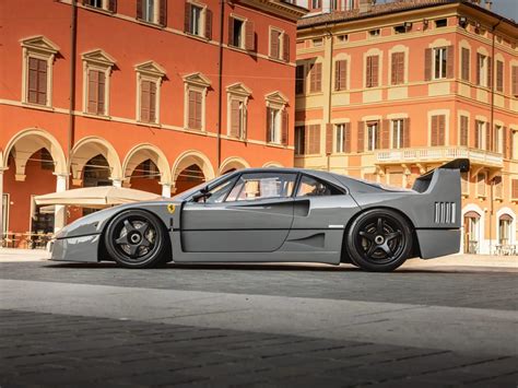 Unique Nardo Grey Ferrari F Competizione To Be Sold At Auction