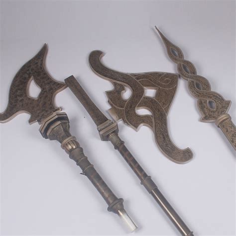 Golden Halberd Replica Elden Ring Cosplay Accessory. Golden Weapon ...