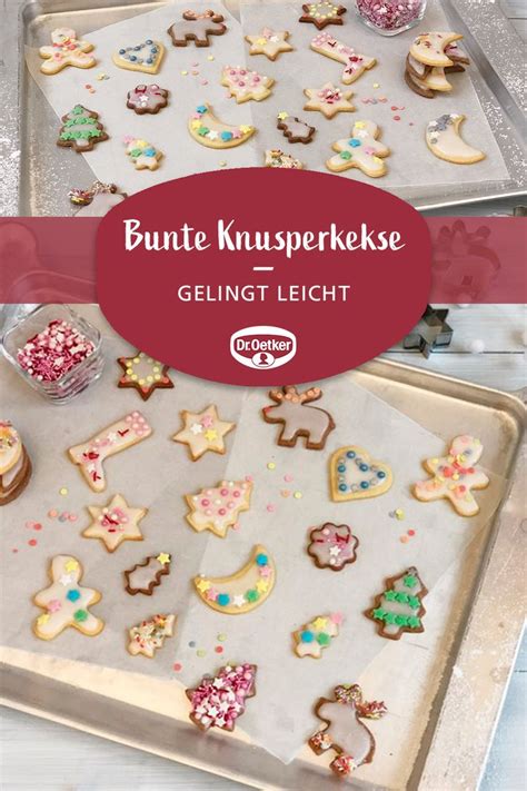 Bunte Knusperkekse F R Kinder Rezept Dr Oetker Rezept Pl Tzchen