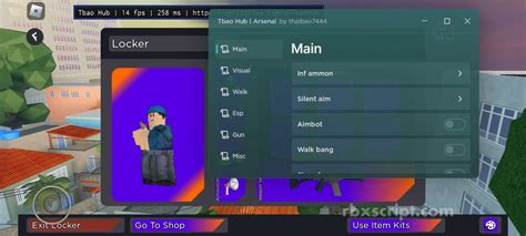 Arsenal Inf Ammo Silent Aim Aimbot Mobile Script