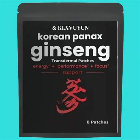 Panax Ginseng Rojo Coreano Parches Transd Rmicos Extracto De Ra Z De