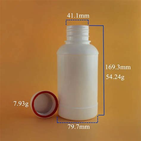 Ml Empty Liquid Fertilizer Hdpe Plastic Bottle Chemical Bottle