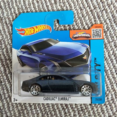 Hot Wheels Cadillac Elmiraj Dark Blue Hw City Birthday Gift Miniature Model Car Retro
