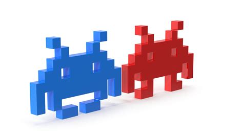 Space Invaders 3d Model By Hdpoly