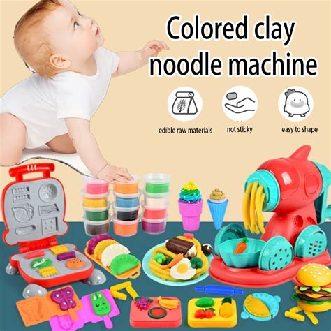 3d Color Clay Toy Dough Set Ice Cream Double Twister Playdoh Play Doh Plasticine Toys Shopee