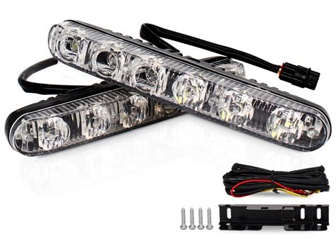 SWIATŁA DO JAZDY DZIENNEJ DRL 6 LED DROGOWE 12V 4D56X893 za 99 90 zł z