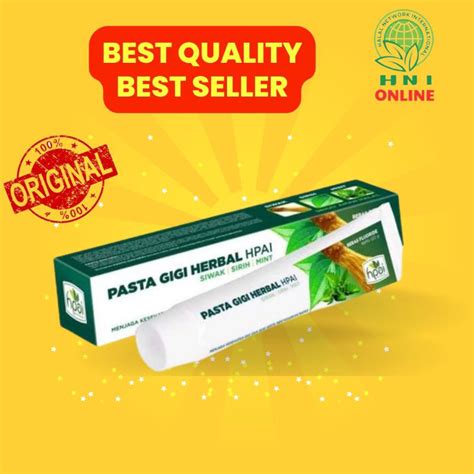 Jual Pasta Gigi Herbal Siwak HNI HPAI Shopee Indonesia