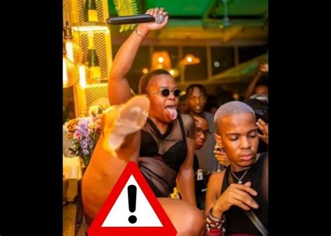 Uncensored Zodwa Wabantu Flashes Private Parts On Social Media