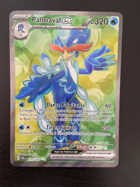 Carte Pokemon Palmaval Ex Evolution Paldea Fr Neuf Eur