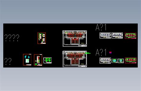 高层住宅楼a栋电施autocad 2007模型图纸下载 懒石网