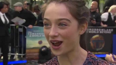 Tomorrowland European Premiere Raffey Cassidy Interview Youtube