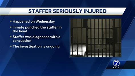 Lincoln Corrections Facility Staff Member Has Serious Injuries After