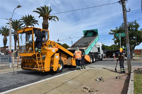 Finalizan obras de pavimentación en calles céntricas de Joaquín Suárez