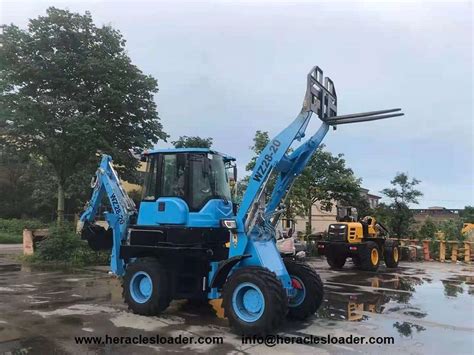 Heracles Backhoe Loader WZ28 20 With Cummins Engine Backhoe Excavator