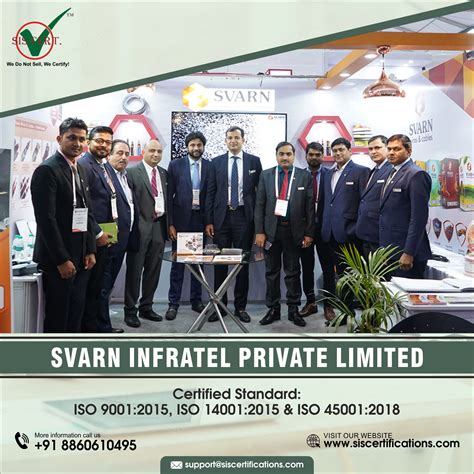 Svarn Infratel Pvt Ltd Achieved ISO 9001 14001 And 45001 Certification