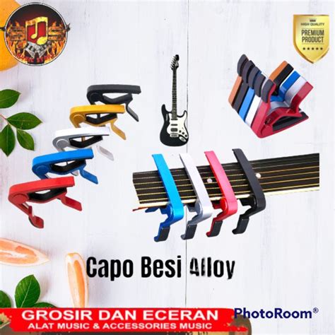 Jual Capo Gitar Besi Alloy Kapo Akustik Capo Elektrik Shopee Indonesia