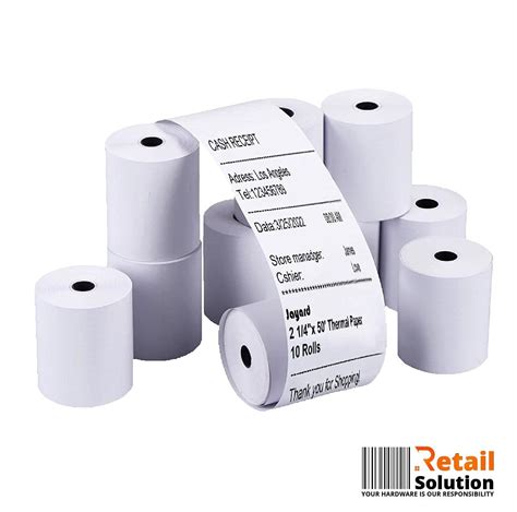 Inch Thermal Pos Roll Retail Solution