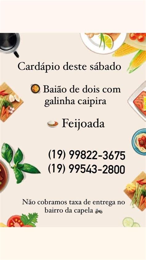 Menu Em Restaurante E Marmitaria Dona Neuza Vinhedo