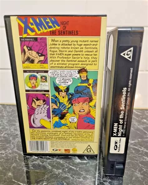 VINTAGE X MEN VHS Video Tape Night Of The Sentinels Marvel Comics