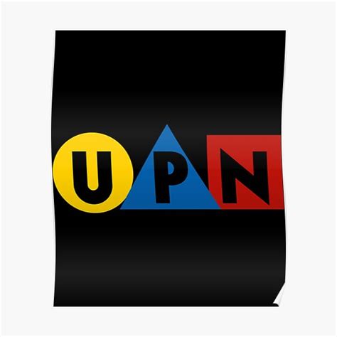 "UPN Logo Classic " Poster for Sale by MaurineJohn | Redbubble