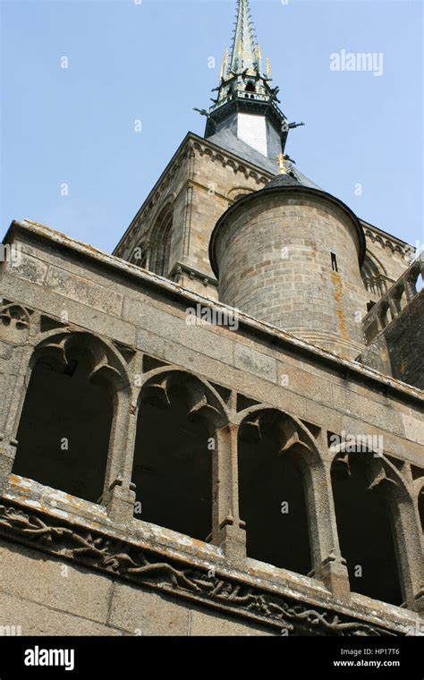 The Mont Saint Michel Abbey France Stock Photo Alamy