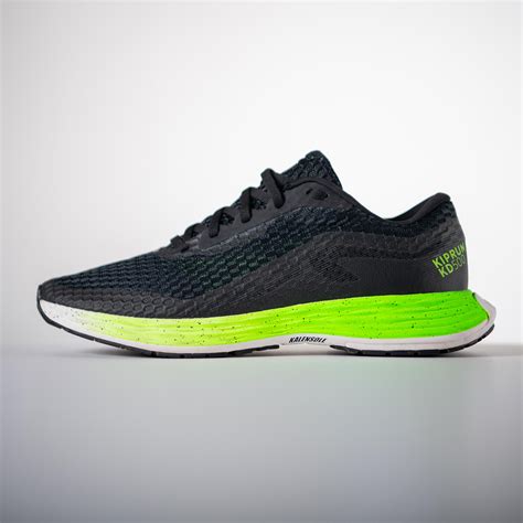 Buy Mens Marathon Running Shoes Kd500 Black Green Online Decathlon