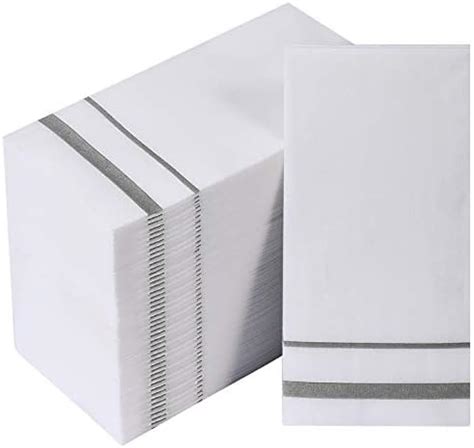 Amazon Disposable Cloth Like Paper Napkins 50 Pack 12 X 17