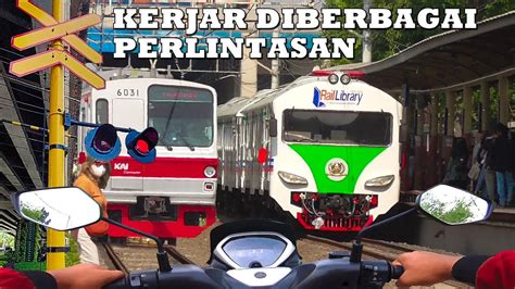 Motoride Mengejar Kereta Langka Klb Rail Clinic Pulang Dari Bakti