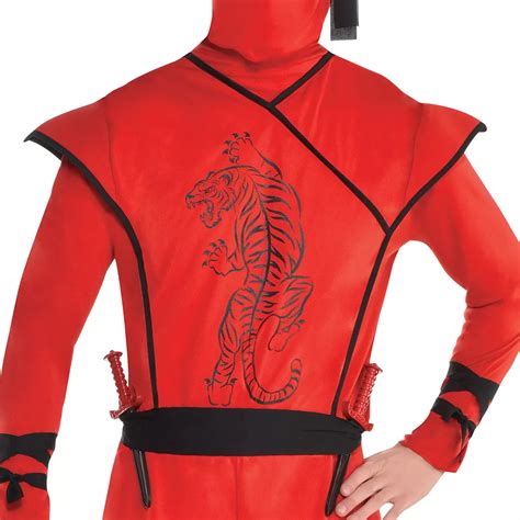 Mens Red Ninja Costume | Party City Canada