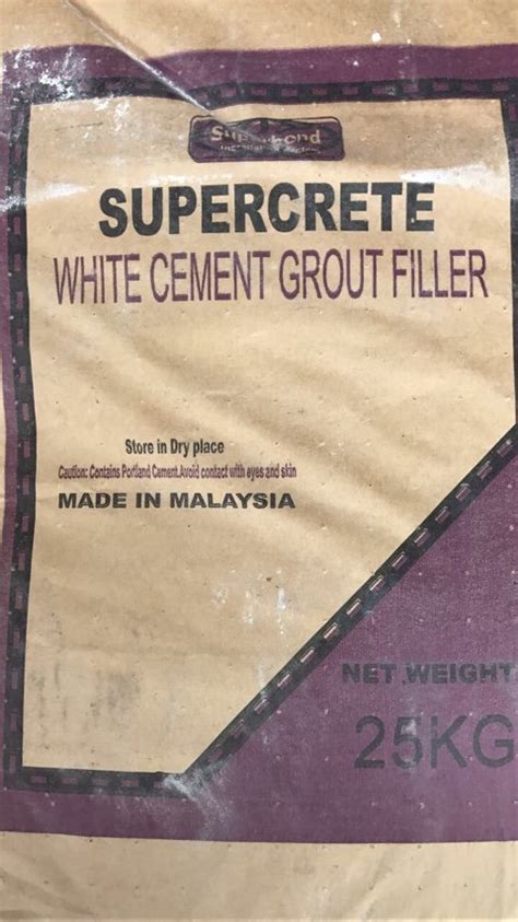 Supercrete White Cement Grout Filler | Building Materials Online