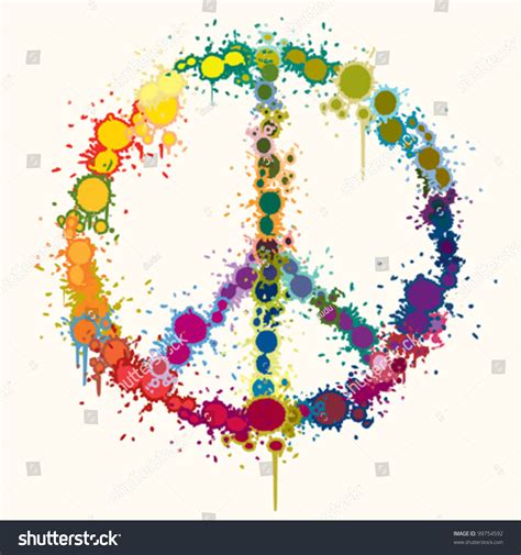 68 Colorful Peace Sign Backgrounds Wallpapersafari