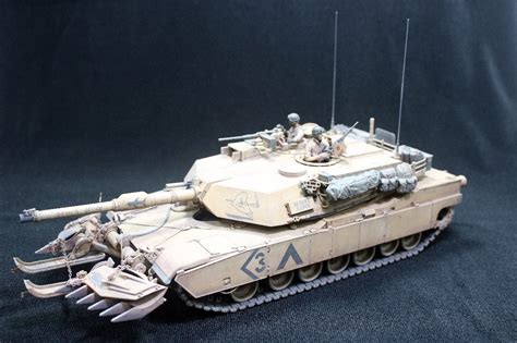 MMZ M1A1 Abrams W Mine Plow Operation Desert Storm