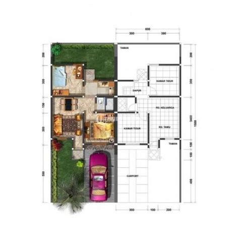 Denah Rumah Type 42