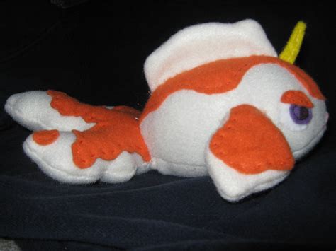 Goldeen Plushie Side by PatientShadow13 on DeviantArt