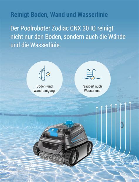 Poolroboter Zodiac CNX 30 IQ Boden Und Wandreiniger