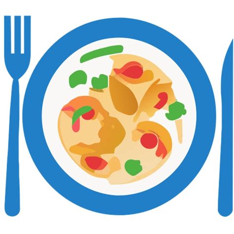 Un Plato De Icono De Paella Vector Premium