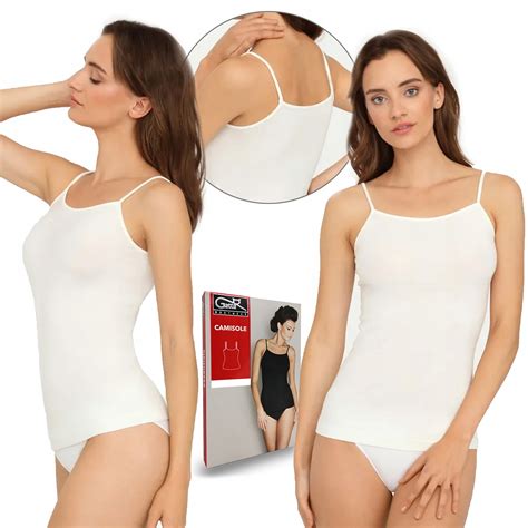 Koszulka na ramiączkach GATTA CAMISOLE biała L 9443172887 Allegro pl