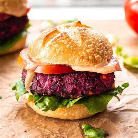 Easy Beet Black Bean Burgers Vegan Gluten Free