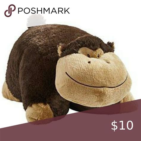 🚫sold 🚫monkey Pillow Pet Animal Pillows Monkey Stuffed Animal