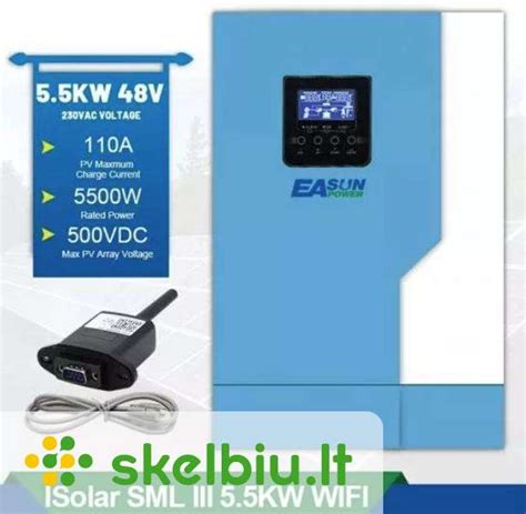 Saul S Elektrin S Off Grid Inverteris Kw Iii Skelbiu Lt