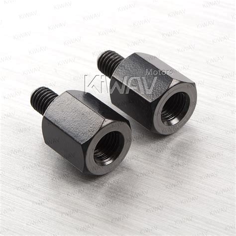 Mirror Adapters Mirror Adapter 10mm Standard To 8mm Standard X2 Mirrors For Scooter Atv