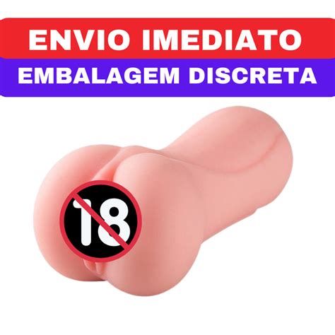 Masturbador Masculino Vagina Marrom Negro Moreno Cyberskin Imita Pele