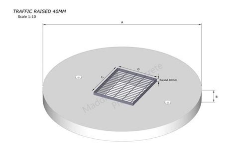 Raised 40mm Maddington Concrete Products