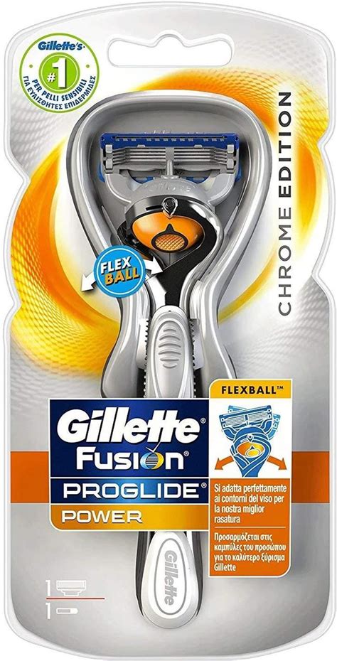 Gillette Fusion Proglide Power Flexball Chrome Edition